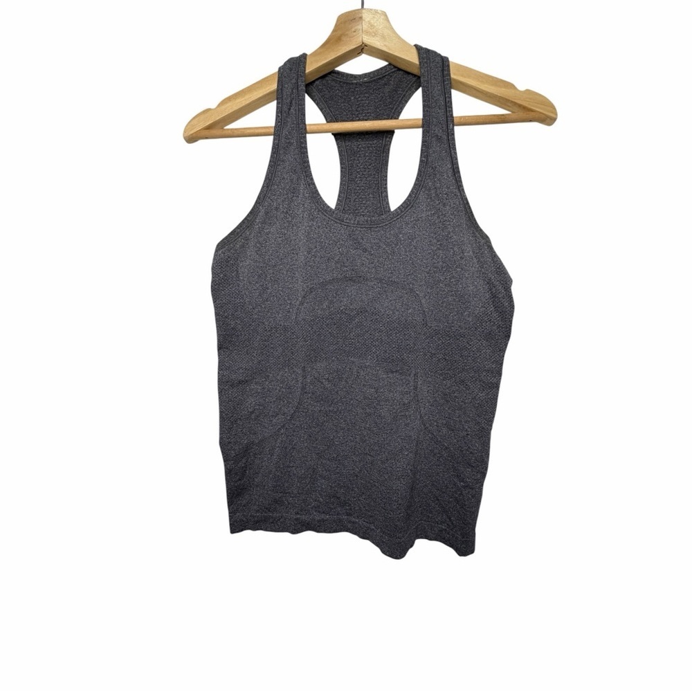 lululemon athletica Swiftly Charcoal Tank Top size 6